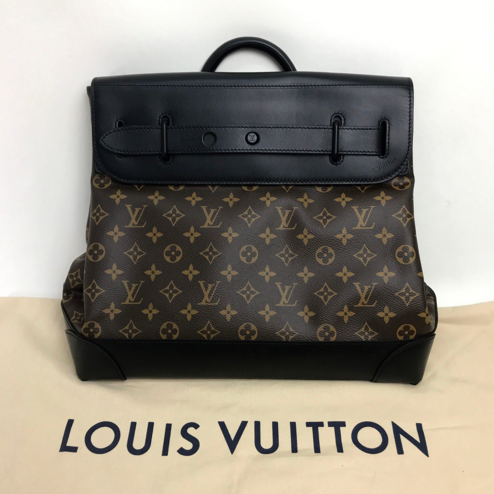 Louis Vuitton Monogram Steamer PM Shoulder Bag Brown